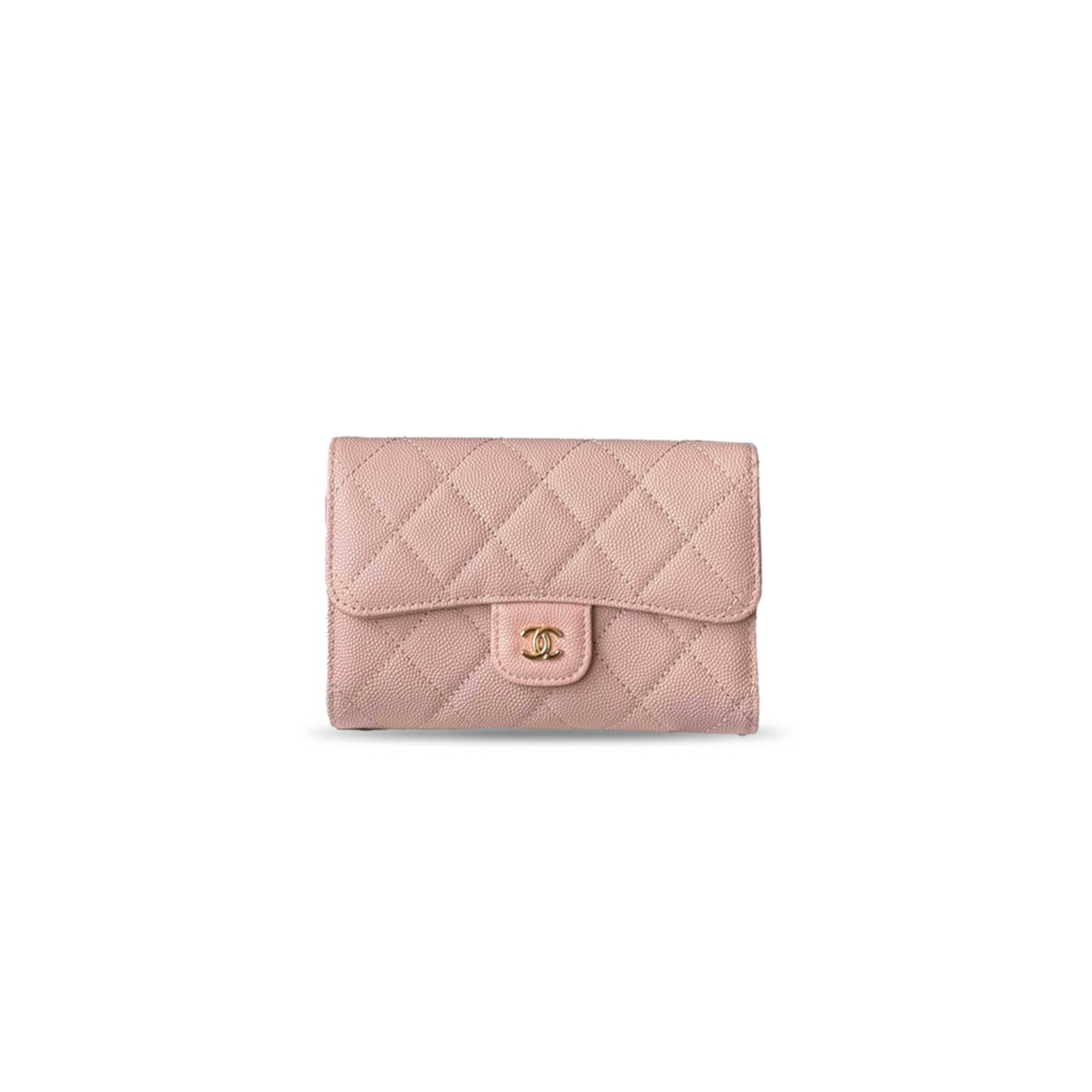 CHANEL CAVIAR QUILTED FLAP WALLET AP0230 (15*11*3.5cm)